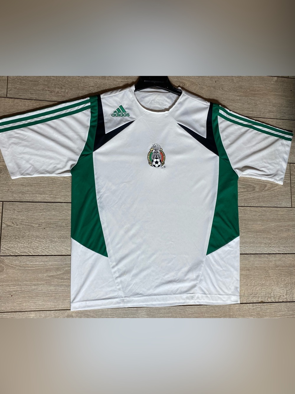 Vintage adidas Mexico 2007 Training Football Soccer Jersey Kit